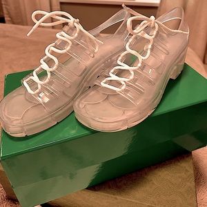 Bottega Veneta Pudding Jelly Heeled Sandals